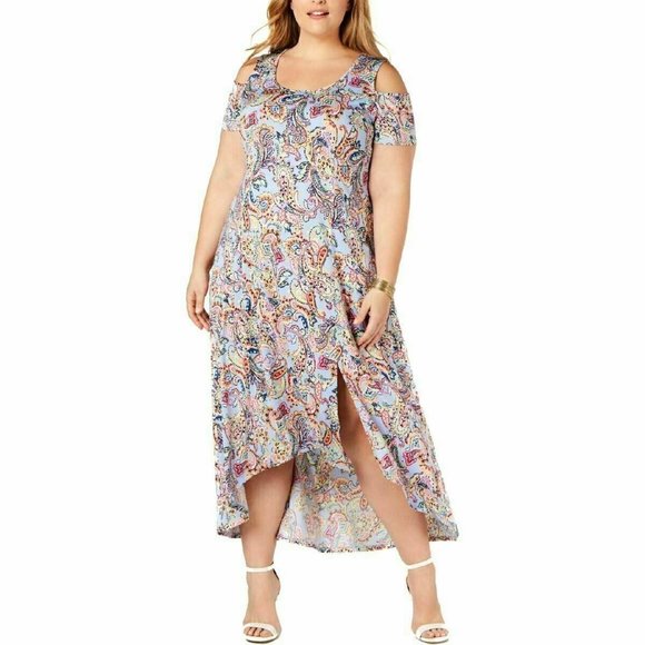 NY Collection Dresses & Skirts - NY Collection cold shoulder‎ petite maxi dress 1XP